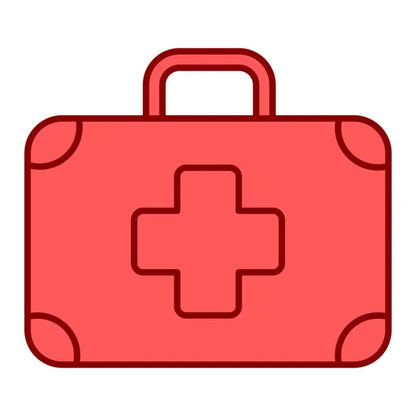 Medizinische Tasche Symbol Vektor Illustration — Stockvektor