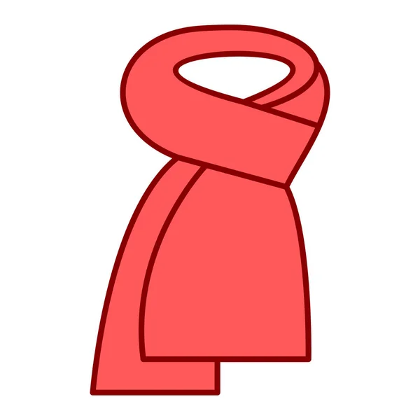Red Ribbon Icon Cartoon Female Clothes Vector Symbol Stock Illustration — Stock Vector