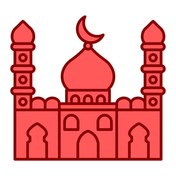 Mosque Icon Vector Illustration — Stock Vector