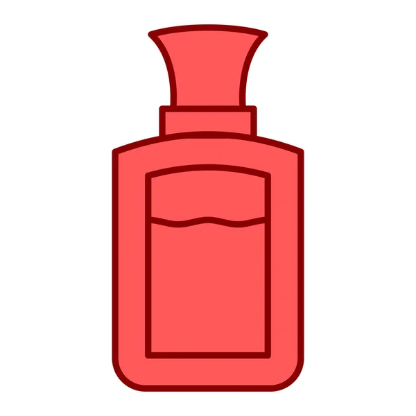 Pictogram Voor Parfumflesjes Schets Illustratie Van Cosmetische Lotion Vector Pictogrammen — Stockvector