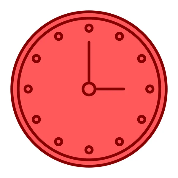 Icono Del Reloj Ilustración Vectorial — Vector de stock