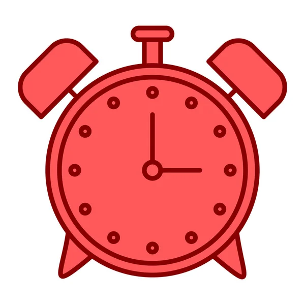 Reloj Despertador Icono Vector Ilustración Diseño — Vector de stock