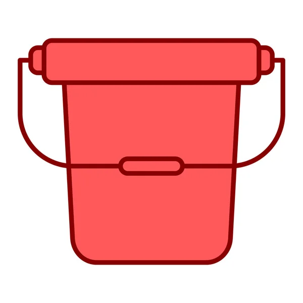 Watering Bucket Icon Vector Illustration Design — Stock Vector