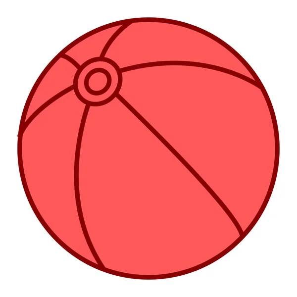 Ball Icon Vector Illustration — Stock Vector