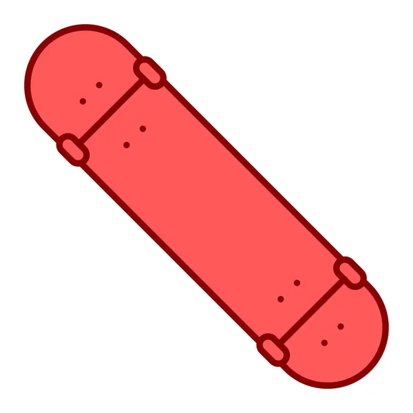 Skateboard Icon Cartoon Illustration Snowboard Vector Icons Web — ストックベクタ