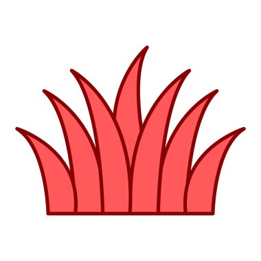 bitki simgesi vektör illüstrasyonu