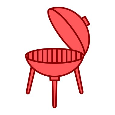 Izgara ikonu. vektör illüstrasyonu