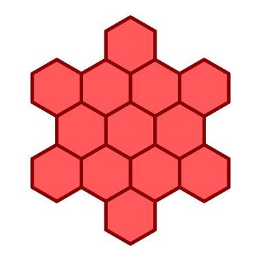 bal peteği ikonu vektör illüstrasyonu