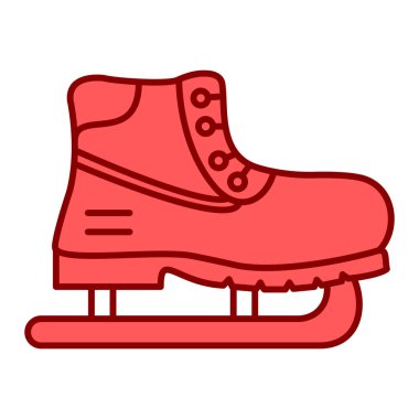 Buz hokeyi bot ikonu. Spor ve spor teması. Yalnız tasarım. vektör illüstrasyonu