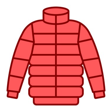 Kışlık. Web için çizgi film illüstrasyon vektör simgesi