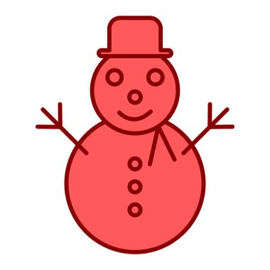 Kardan Adam simgesi vektör çizimi