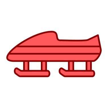 Snowrunner basit simgesi, vektör illüstrasyonu