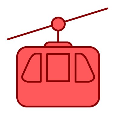 Asansör simgesi, vektör illüstrasyonu