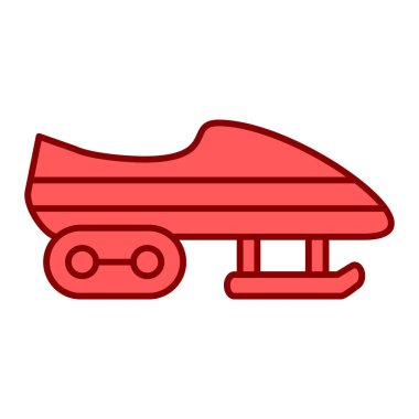 Snowrunner basit simgesi, vektör illüstrasyonu