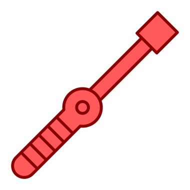 İngiliz anahtarı aracı vektör illüstrasyonu