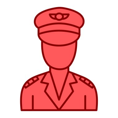 Bir polis memurunun vektör çizimi