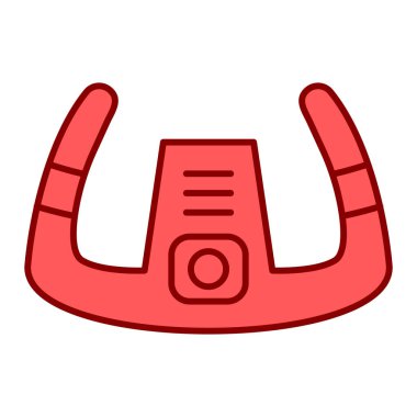 Modern b 'nin vektör illüstrasyonu araba simgesinden yoksun