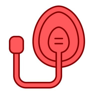 maske, web simgesi basit illüstrasyon