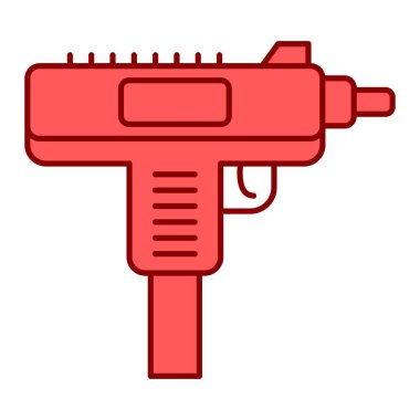 Silah ikonu. Web için tornavida vektör simgelerinin özet çizimi