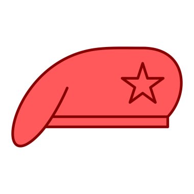 Bir yıldız şapkasının vektör illüstrasyonu.