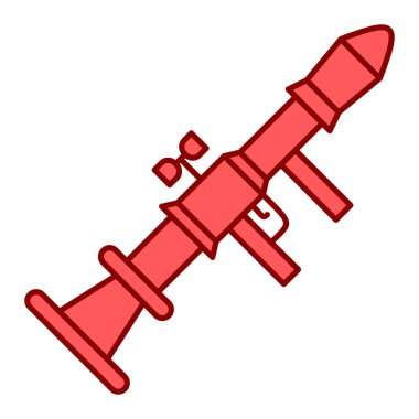 Silah ikonu. Web için vektör simgelerinin basit illüstrasyonu