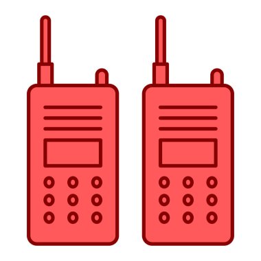 radyo simgesi vektör illüstrasyonu