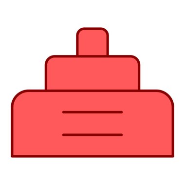 Otel vektör simgesi modern basit illüstrasyon