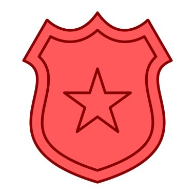 kalkan ikon vektör illüstrasyonu