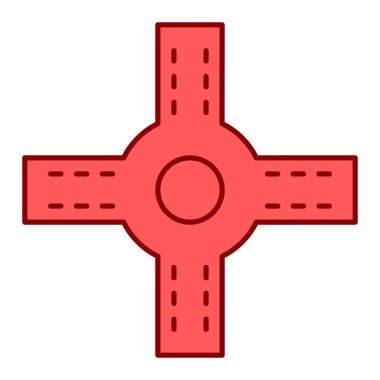 cross, web simgesi basit illüstrasyon