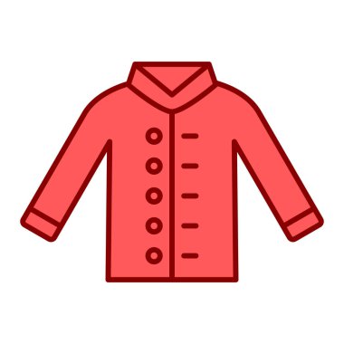 Ceket simge vektör çizim