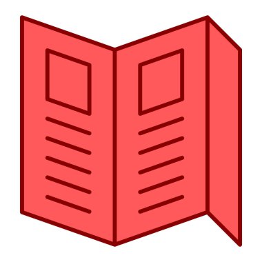 Gazete. Web simgesi basit tasarım