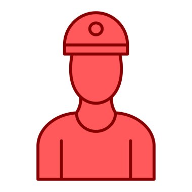 itfaiyeci simge vektör çizim