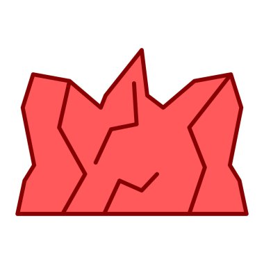 Tilki ikonu. Beyaz arkaplanda izole edilmiş web tasarımı için kurt vektör simgelerinin izometriği