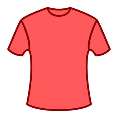Tişört ikonu. vektör illüstrasyonu