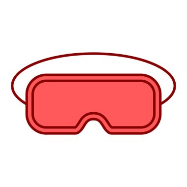 gözlük simgesinin vektör illüstrasyonu