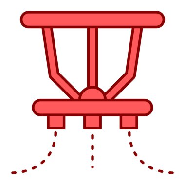 Modern simgenin vektör illüstrasyonu