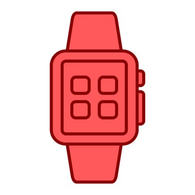 akıllı twatch saat vektör illüstrasyon tasarımı