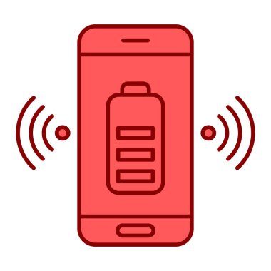 Cep telefonu simgesi vektör illüstrasyon tasarımlı akıllı telefon