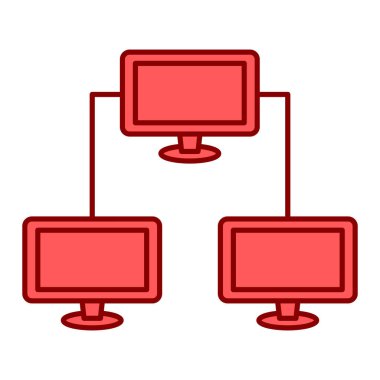 ağ paylaşım simgesi çizimi