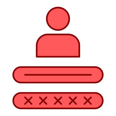 kullanıcı. Web simgesi basit illüstrasyon