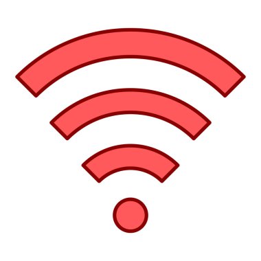 wifi simgesi vektör illüstrasyonu