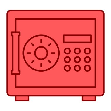 güvenli simge vektör illüstrasyonu