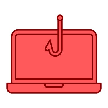 İleti vektör çizimine sahip dizüstü bilgisayar