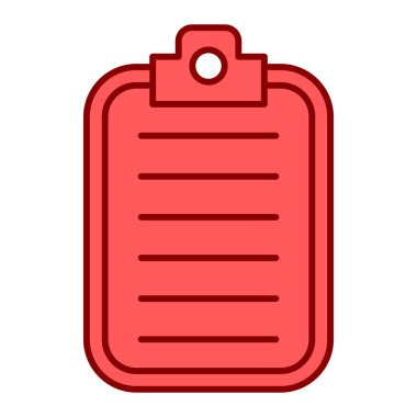 Kontrol listesi. Web simgesi basit illüstrasyon