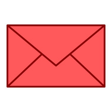 zarf e- posta simgesi vektör illüstrasyon grafik tasarımı