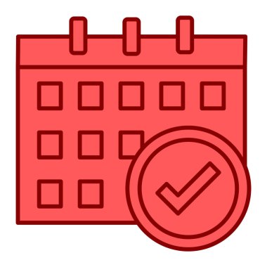 takvim anımsatıcı simgesi vektör illüstrasyon grafik tasarımı