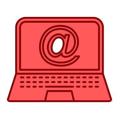 dizüstü bilgisayar vektör çizimi