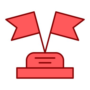 kupa simgesi vektör illüstrasyonu