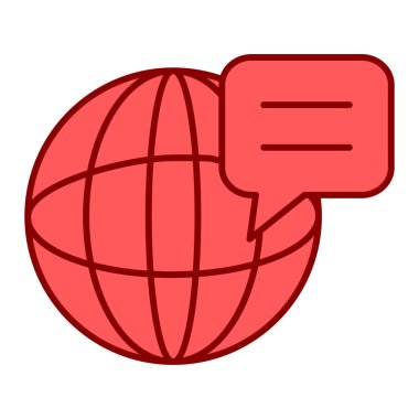 sohbet balonu vektör simgesi