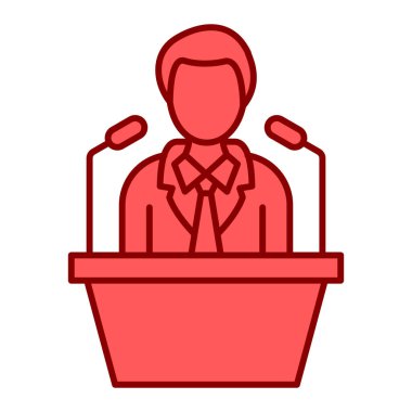 Konuşma balonu vektör illüstrasyon tasarımı ile iş adamı